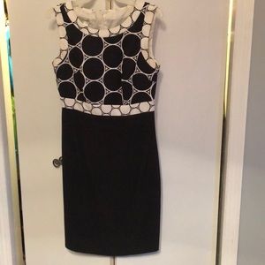 Black and white dress